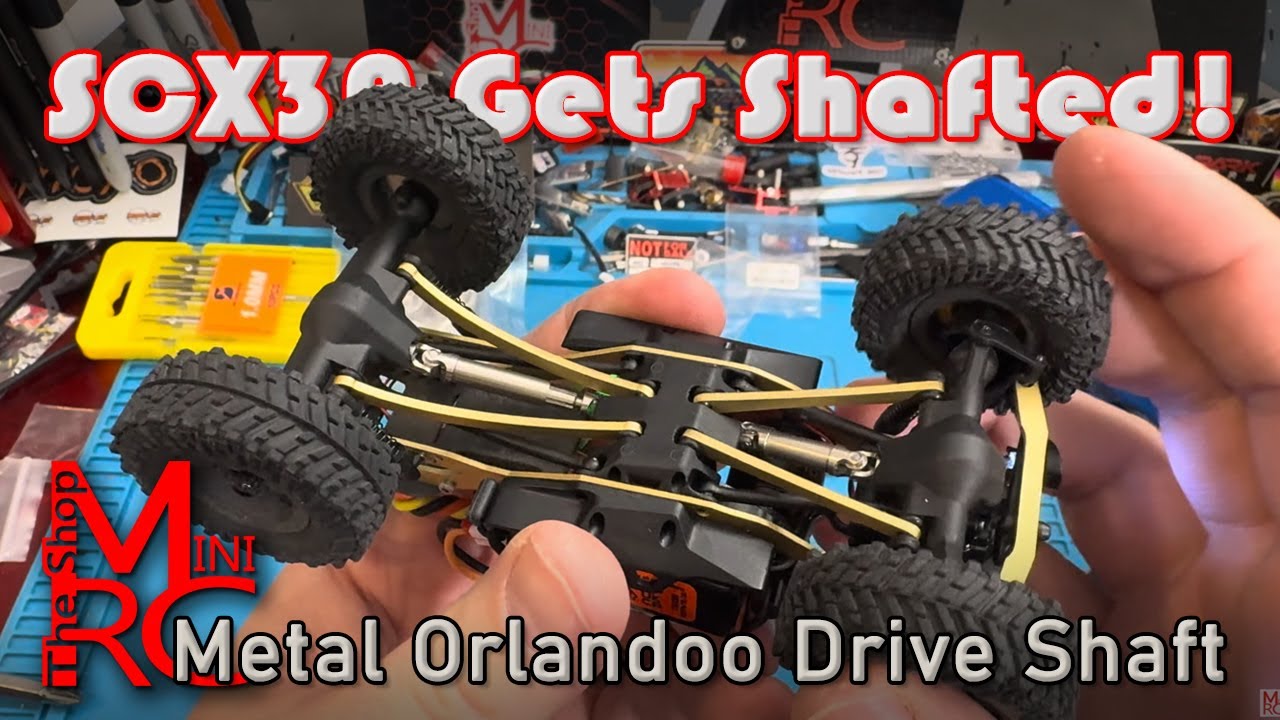 Металлический карданный вал Orlandoo Hunter на SCX30 — неожиданное улучшение.