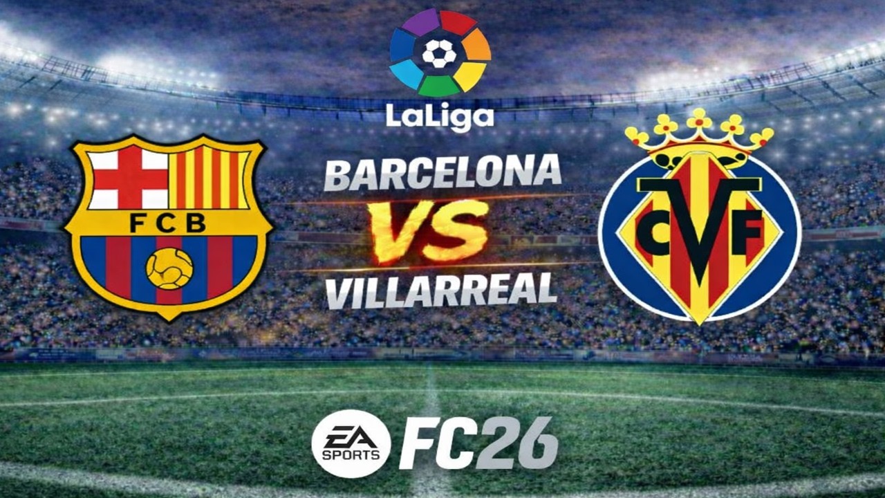 Barcelona 2 vs 1 Villarreal | La Liga Match | Full Match HD FC 26 PS5 Gameplay –