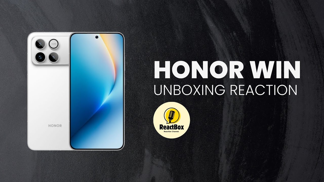 Honor Win Unboxing Reaction