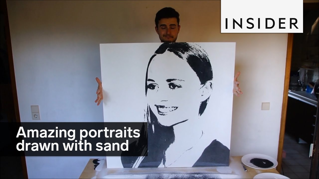 Sand portraits
