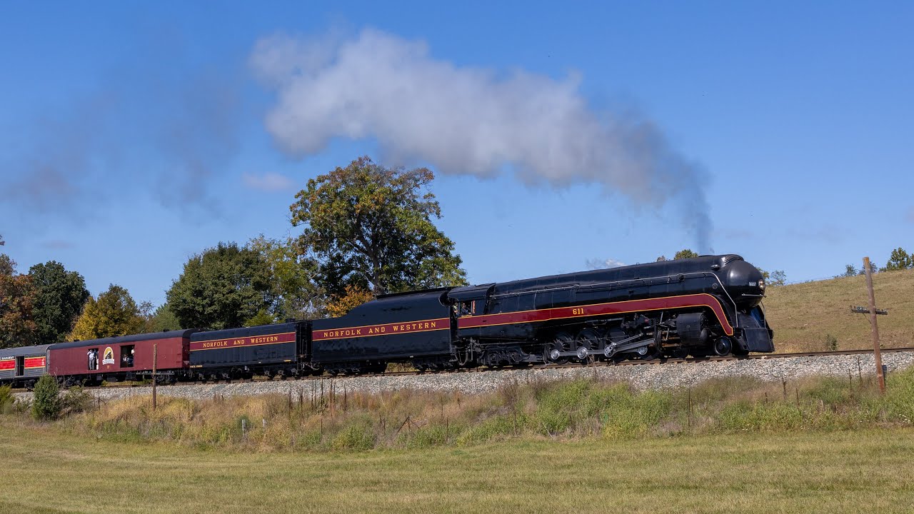 N&W 611 Full Steam Ahead - First Excursions on the BBRR Mountain SD 9/28/23 and 9/29/23