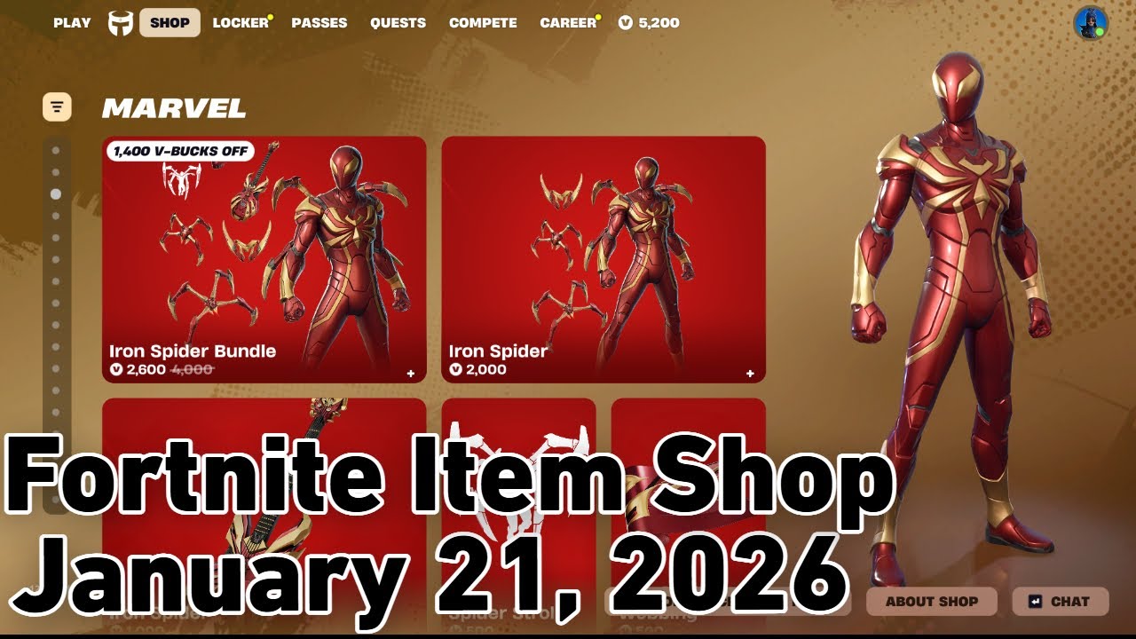 *NEW* UPDATE TOMROOW & MARVEL SPIDERMAN COLLAB IS BACK! Fortnite Item Shop