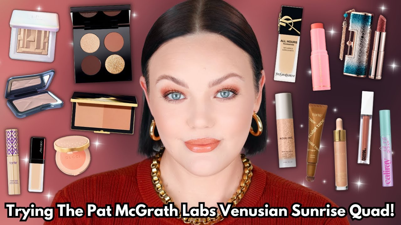 GRWM Trying The Pat McGrath Labs Venusian Sunrise Quad ✨