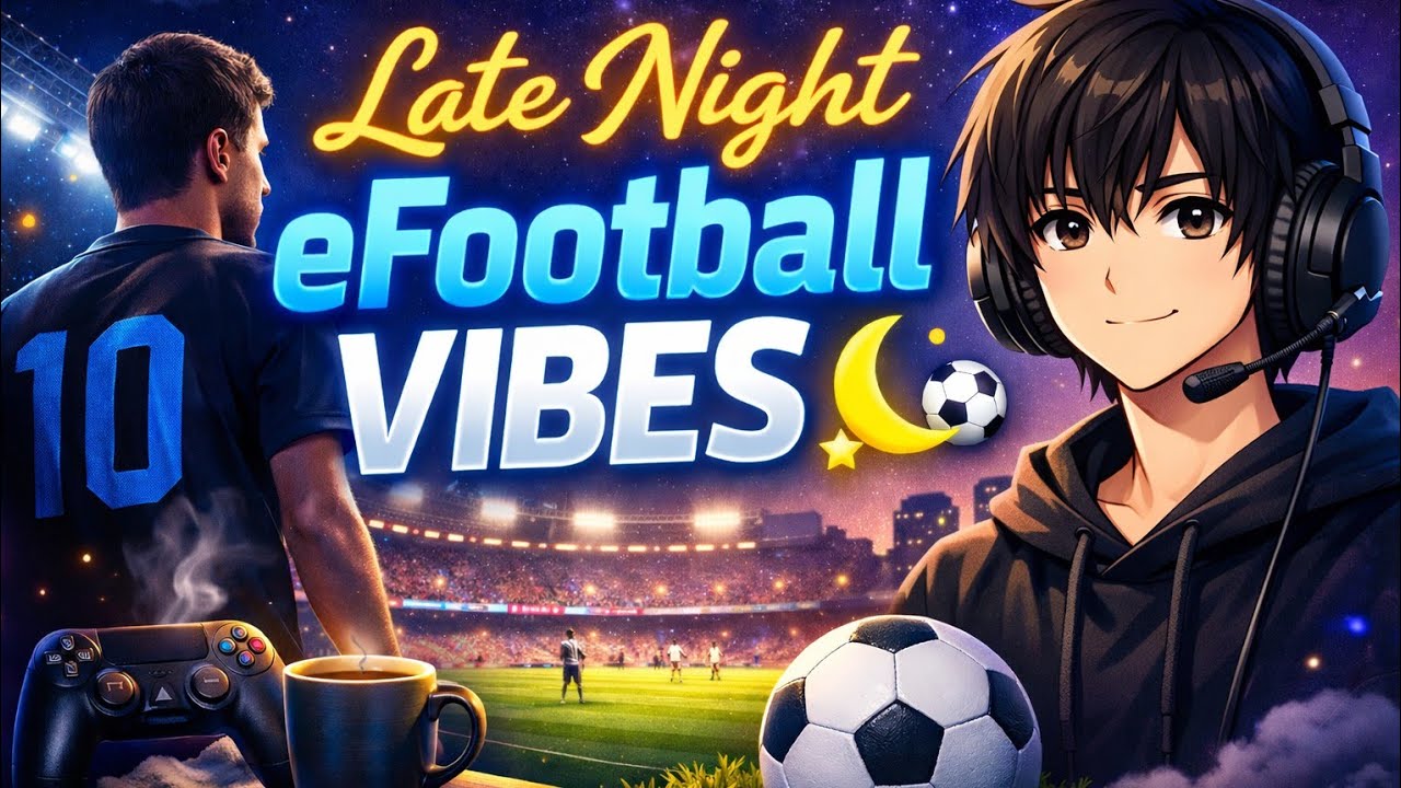 Late night efootball vibes ⚽✨