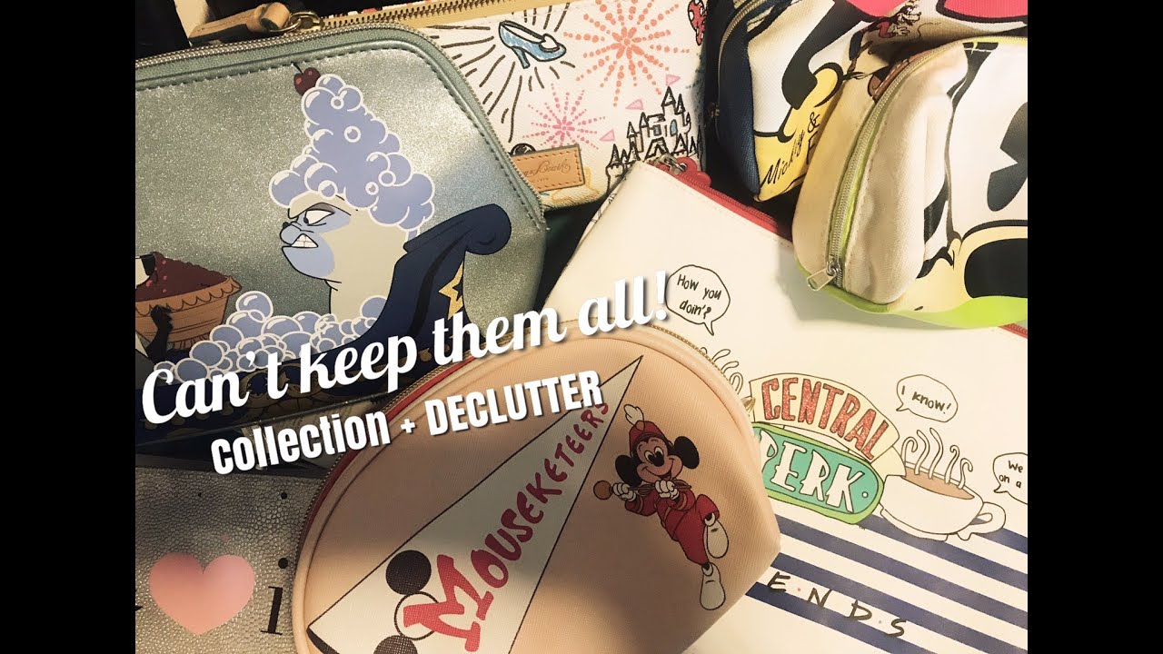 TRAVEL/ MAKEUP BAG COLLECTION + DECLUTTER