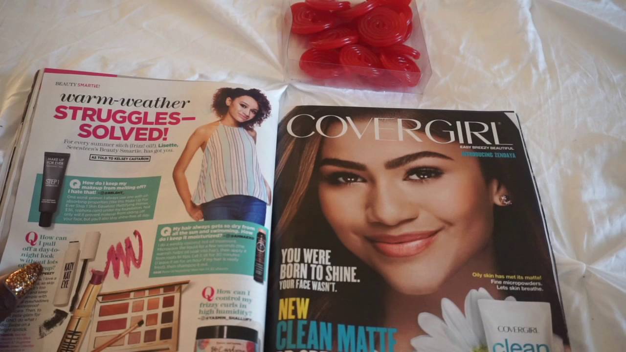 OMG 👅 Licorice Candy ASMR 💦 Whisper|Seventeen Magazine|Flipping Pages