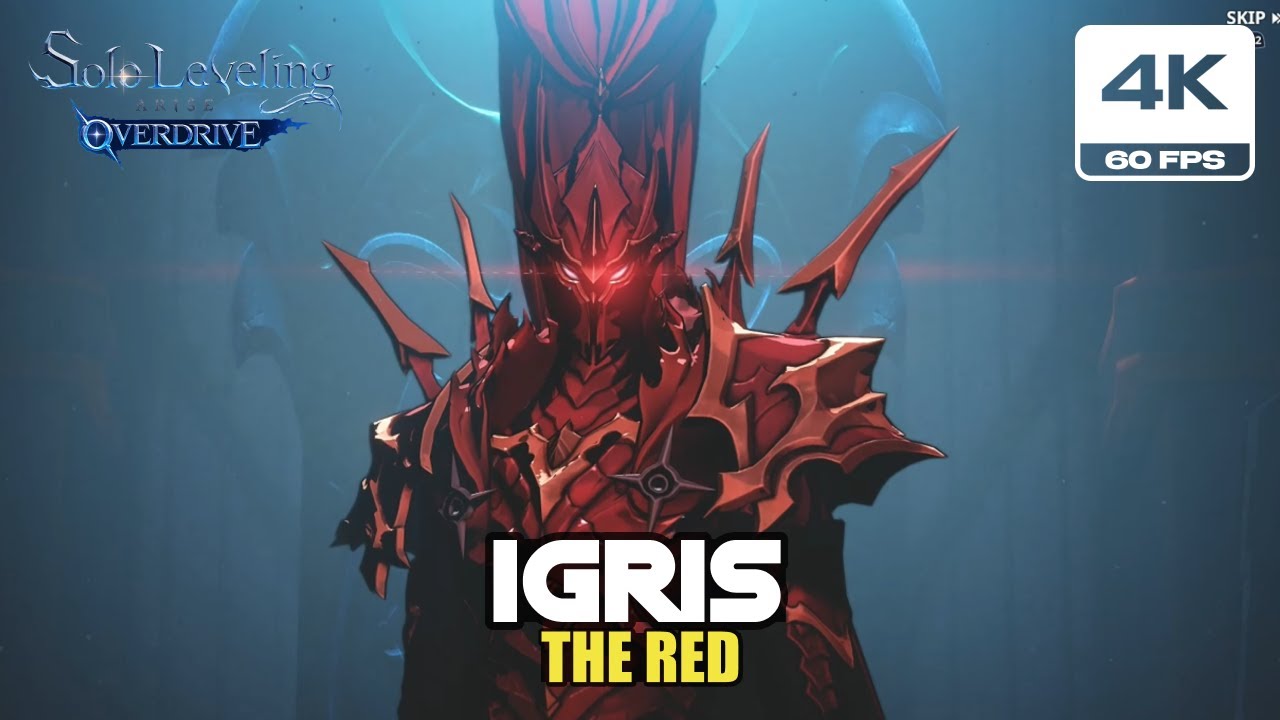 Solo Leveling Arise Overdrive - Knight Commander Igris The Red Boss Fight (4K 60FPS PC)
