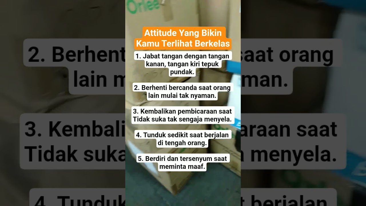 Attitude Yang Bikin Kamu Terlihat Berkelas 