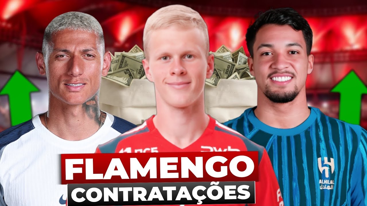 FLAMENGO AVALIANDO O MERCADO PARA CONTRATAR JOGADORES NA PRÓXIMA JANELA DE TRANSFERÊNCIAS!