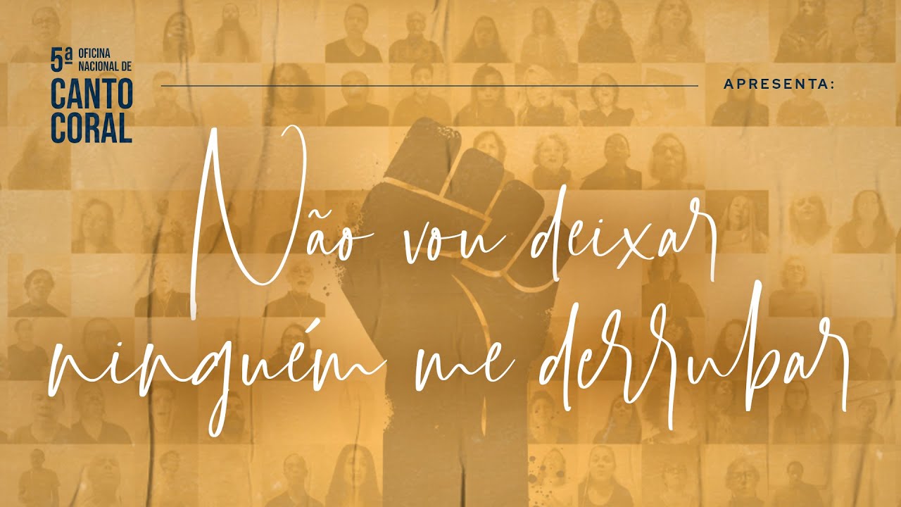 1337 vozes cantam: Não vou deixar ninguém me derrubar