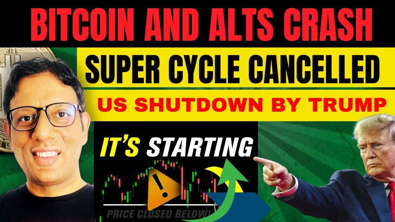 BIGGEST CRYPTO CRASH Incoming?  | Altcoins Bleeding Non-Stop | Last Chance to Sell?