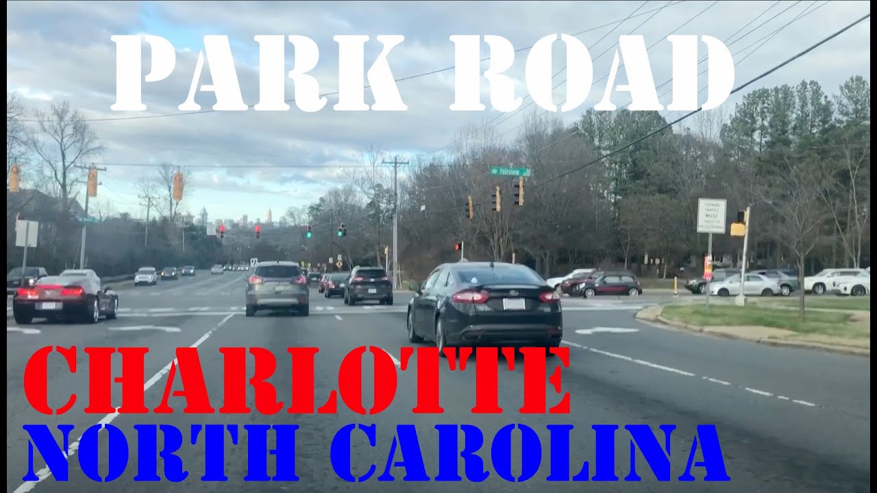 Park Road - Pineville to Dilworth Charlotte - North Carolina - Street Drive