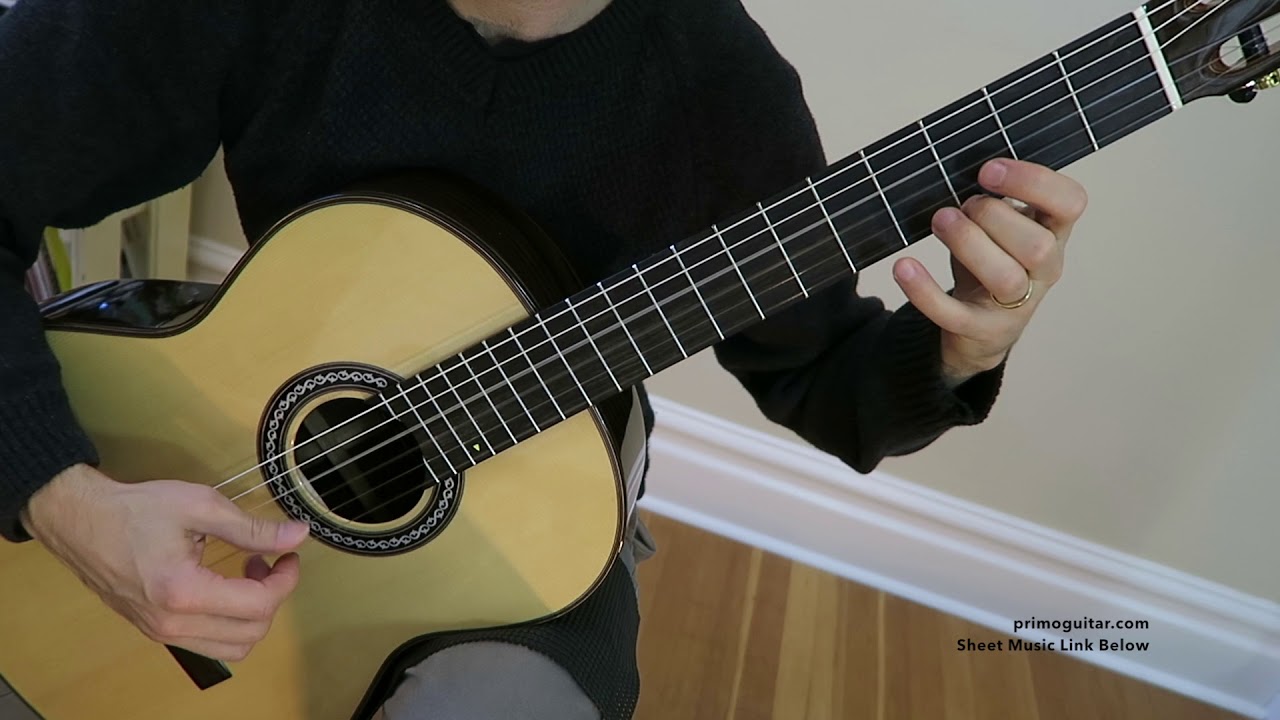 Branle De Bourgogne by Adrian Le Roy for Guitar