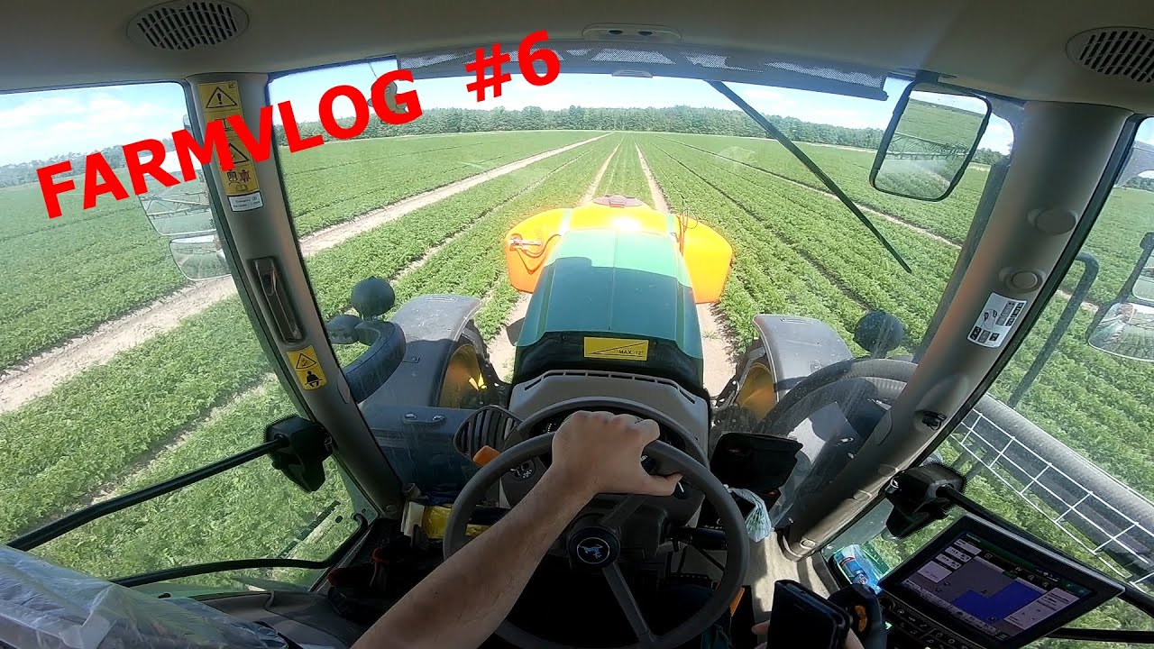 FARMVLOG #6 - Stříkání mrkve I John Deere 6155R + Amazone UF I VH Cup