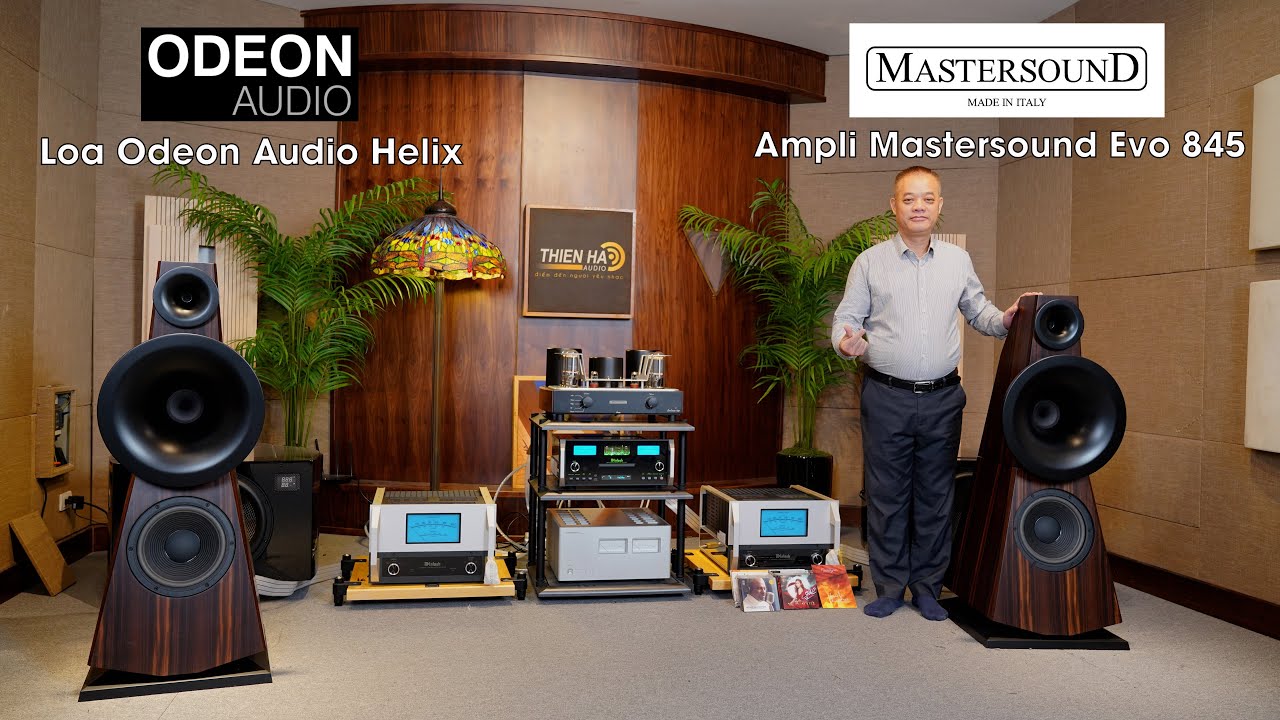Ampli Mastersound Evo 845 + Loa Odeon Audio Helix - Đẳng Cấp - Ấm Áp - Tinh Tế