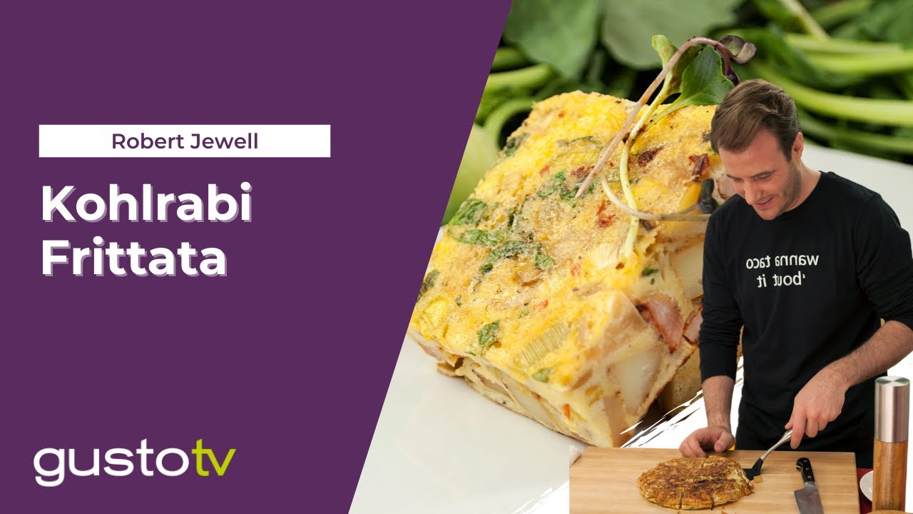 Kohlrabi Frittata I A is for Apple