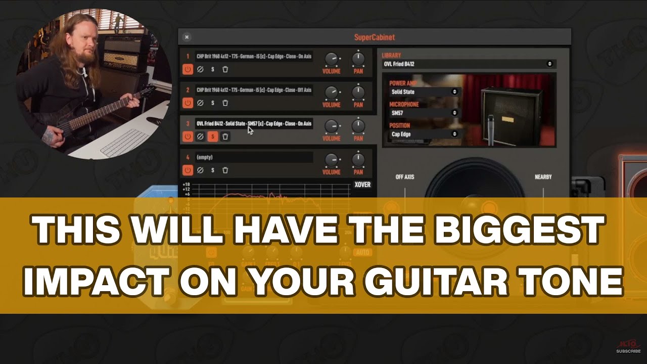 How to create totally custom cabinet tones (IRs) in Overloud's SuperCabinet for your amp modeler