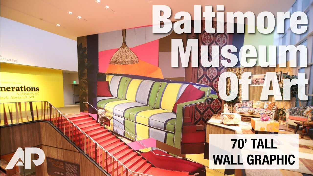 Baltimore Museum of Art | Large Format Graphics Installation | Wall Graphics | #Baltimore #Maryland