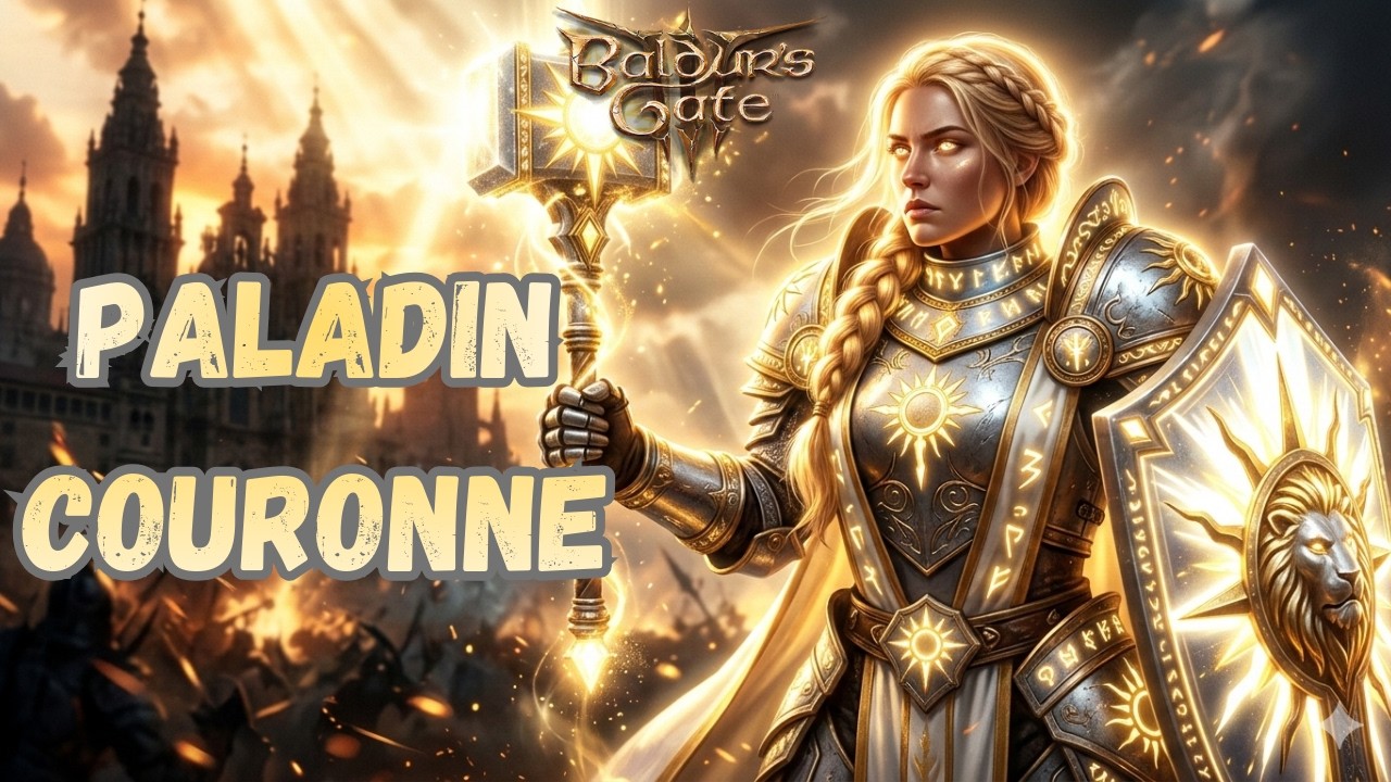 Le PALADIN TANK RIPOSTE | Multiclasse Paladin Couronne Lame Maudite Voleur | Guide Build BG3 Patch 8