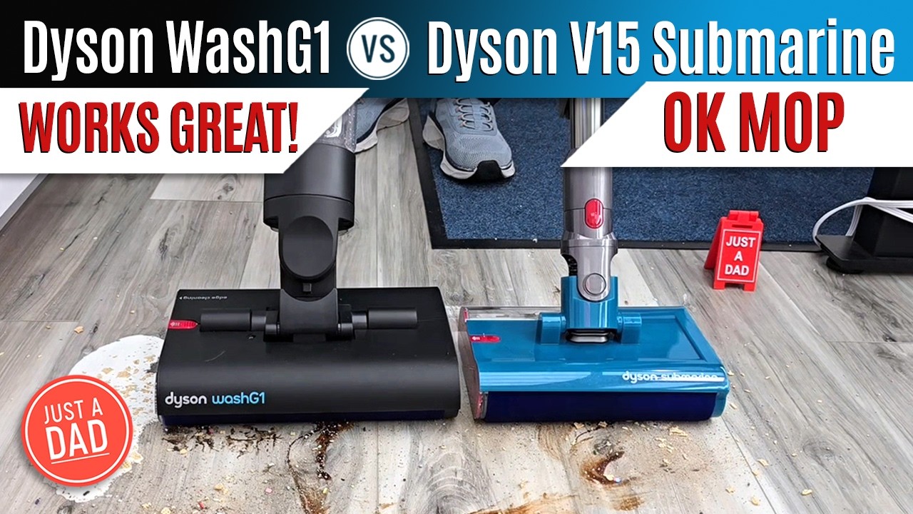Сравнение пылесосов для влажной и сухой уборки Dyson Wash G1 и Dyson V15s Detect Submarine