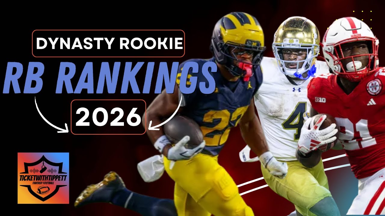 Dynasty Rookie RB Rankings 2026