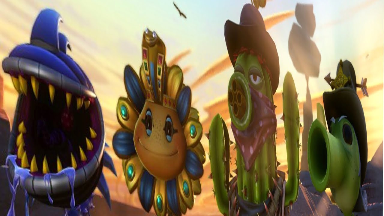 PVZ Garden Warfare - All Zomboss Down Plants
