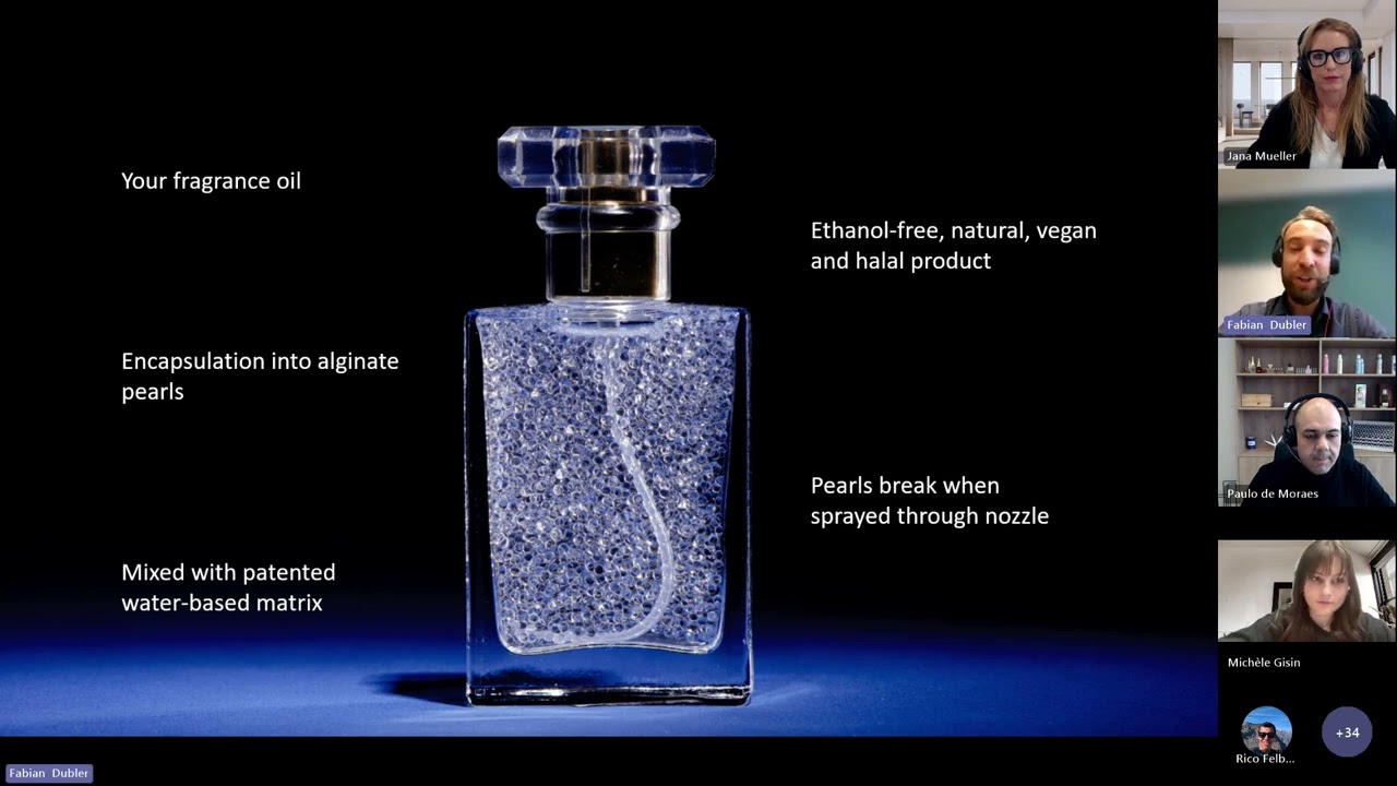 Webinar: Microcaps Perfume Pearls - A breakthrough technology for ethanol-free, water-based perfume