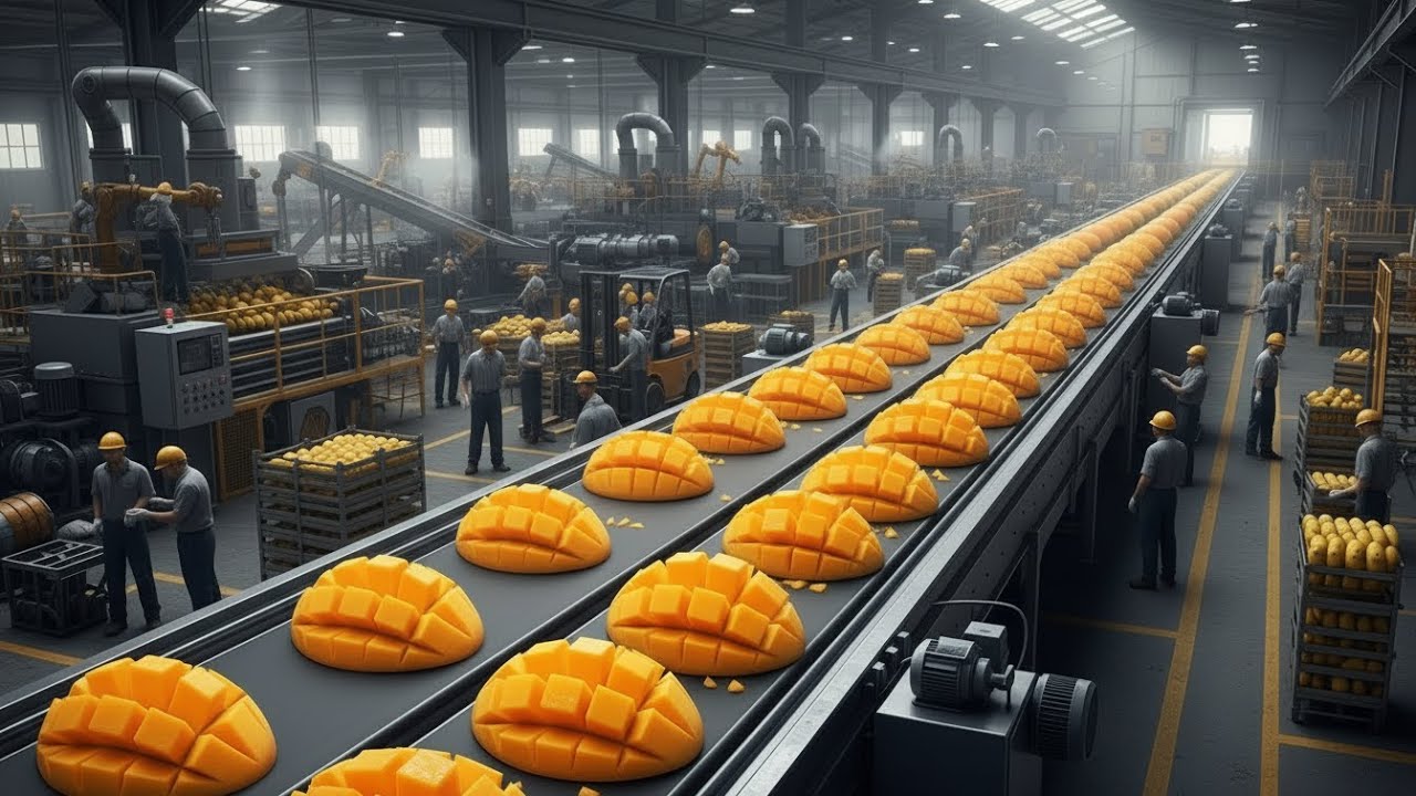 Inside the World’s Largest Mango Processing Factory | Full Process