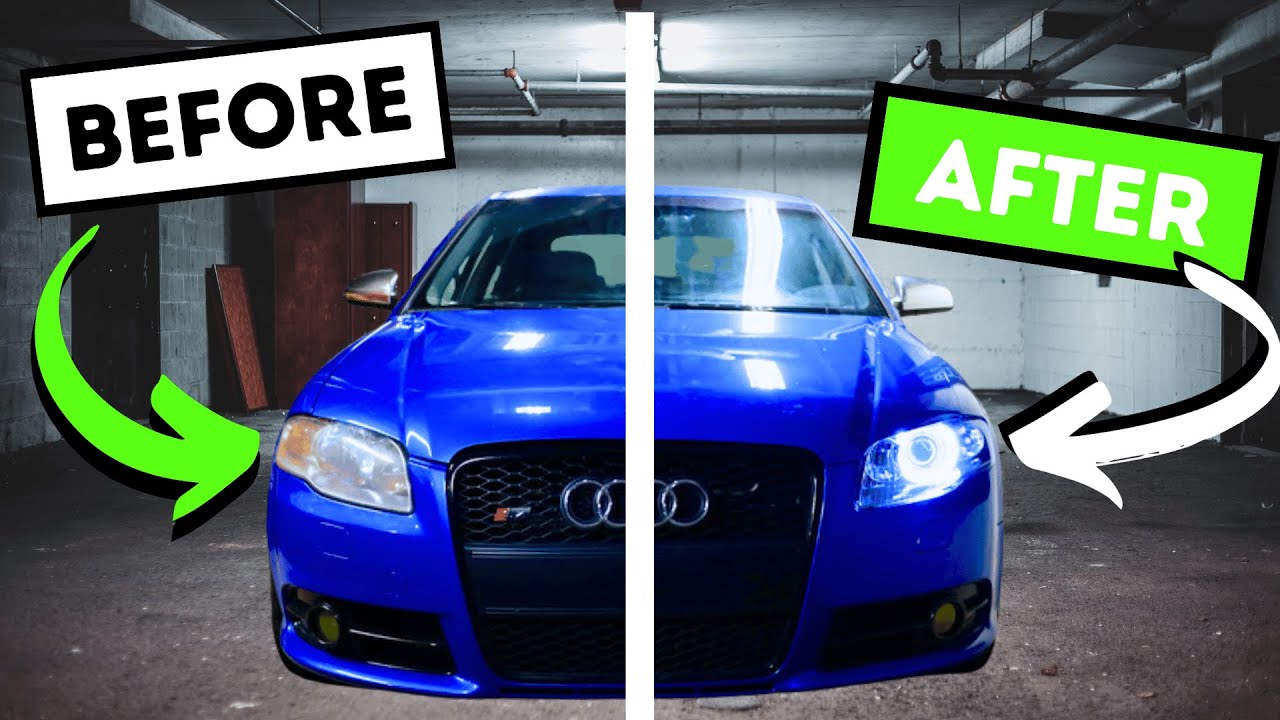 Modernizing Outdated Headlights - Audi B7 A4 S4 RS4 - Upgrade/ Modification