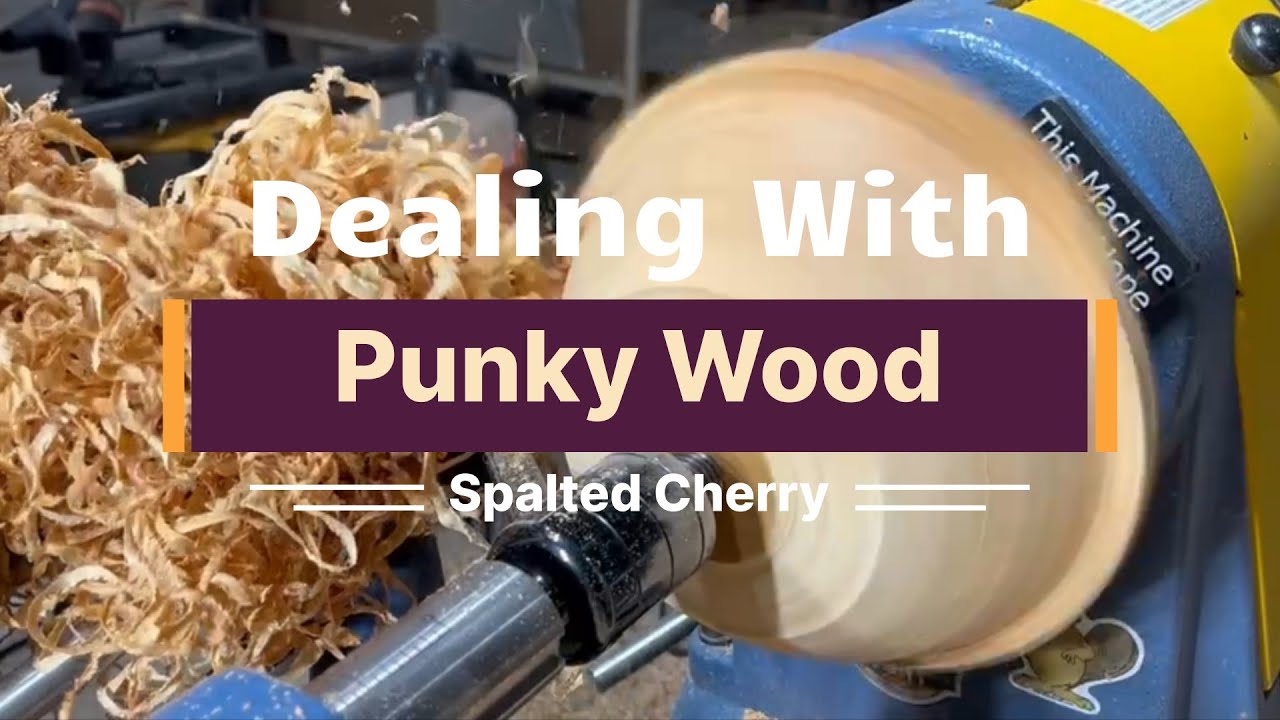 Dealing with Punky Wood #woodturning #punky #maker
