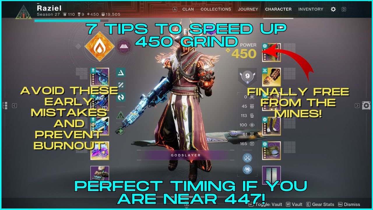 7 Tips to speed up 450 power grind Avoid making these early mistakes Get from 447 to 450 in two days