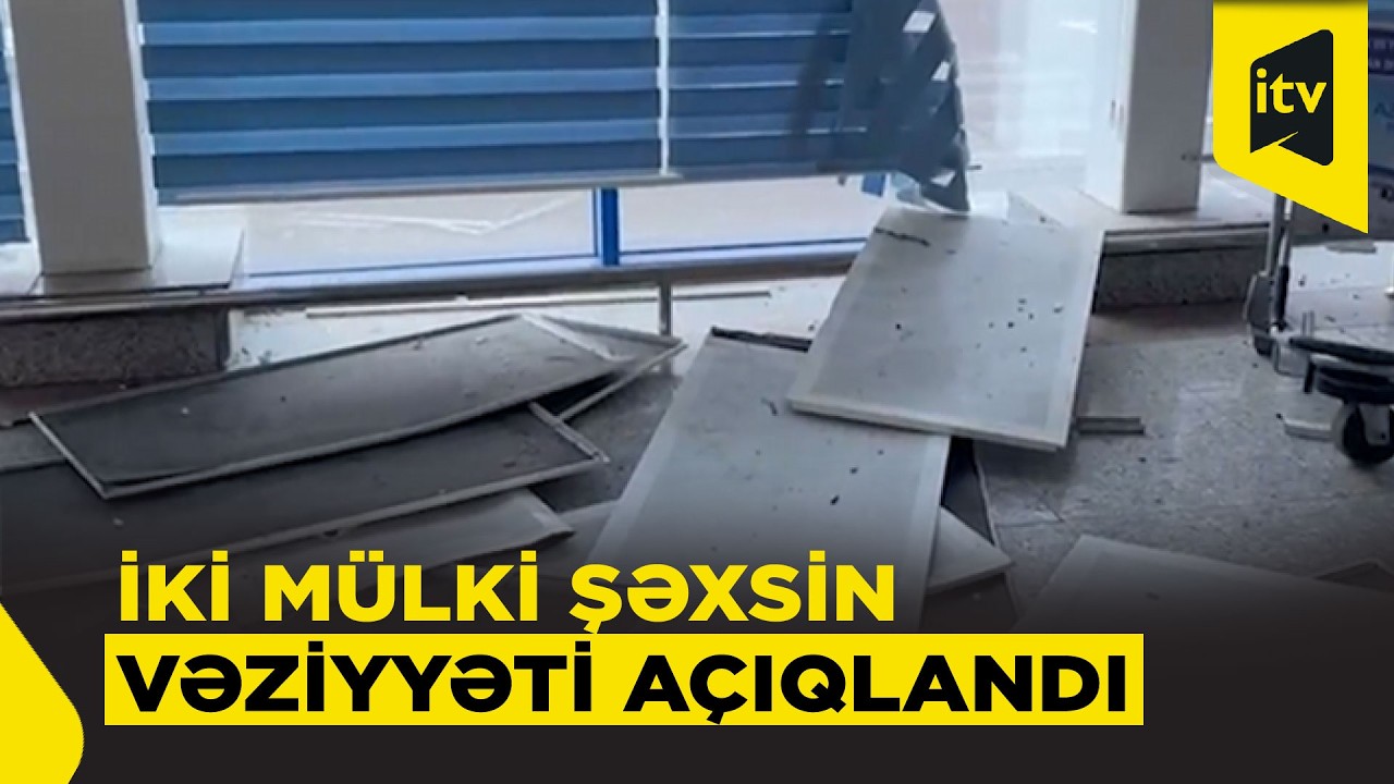 Dron hücumu nəticəsində yaralanan iki nəfərin vəziyyəti ilə bağlı açıqlama
