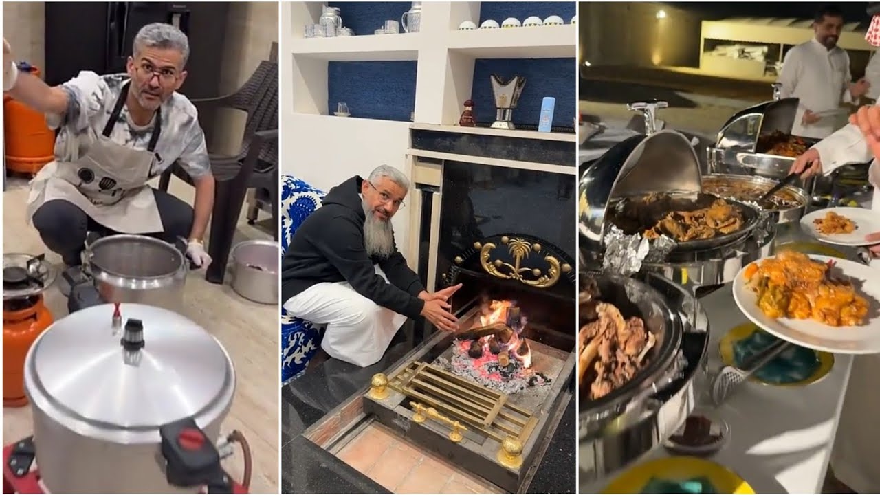 حميدان التركي باللبس الشتوي🥶فخامة الدفاية🔥اكبر عزيمة من اخوه صالح التركي 👌اول مرة يطبخ حنيذ بحياته😅