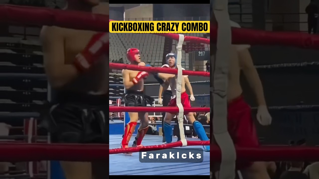 Kickboxing combo 🔥 #kickboxing #mma #fighter #usa #training