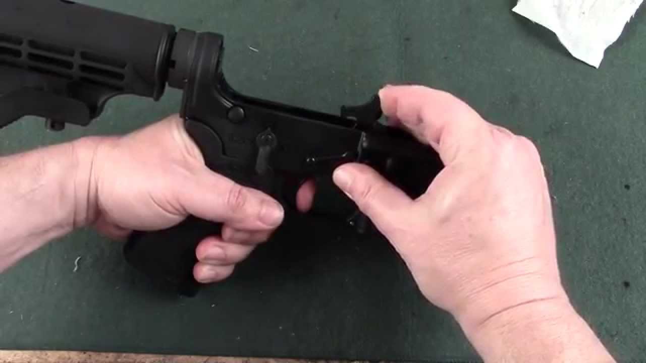 Установка пистолетной рукоятки AR-15 Magpul MOE