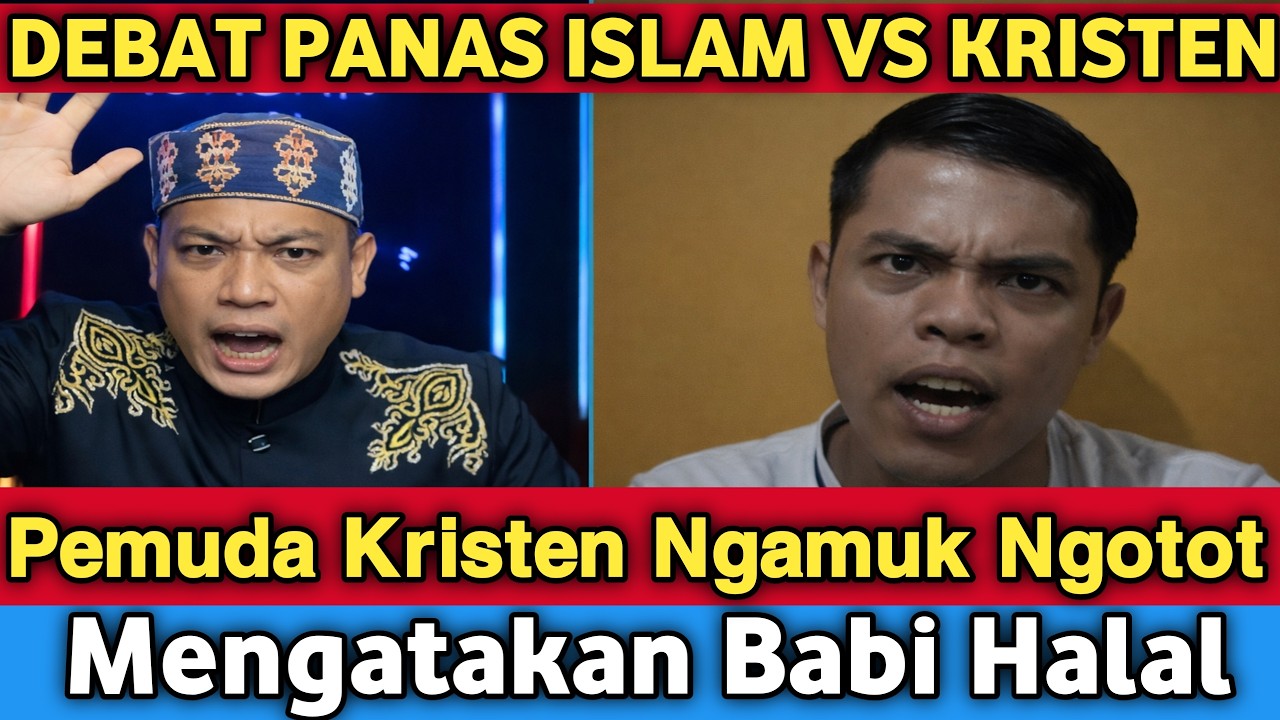 GEGER‼️PEMUDA KRISTEN NGAMUK NGOTOT BABI HALAL, ENDINGNYA BIKIN MALU