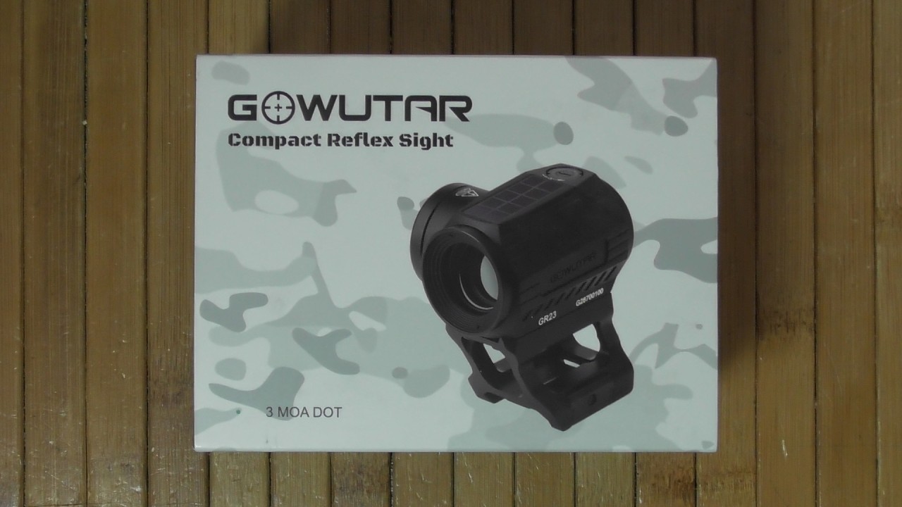 Gowutar GR23: Первые впечатления | Бюджетный коллиматор с солнечной панелью