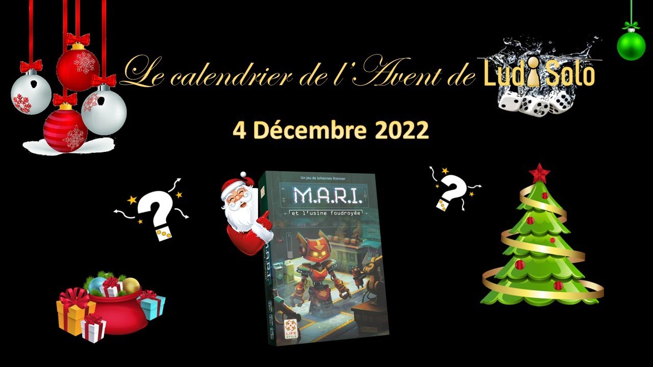 Un jeu par jour jusqu'à Noël : M.A.R.I.