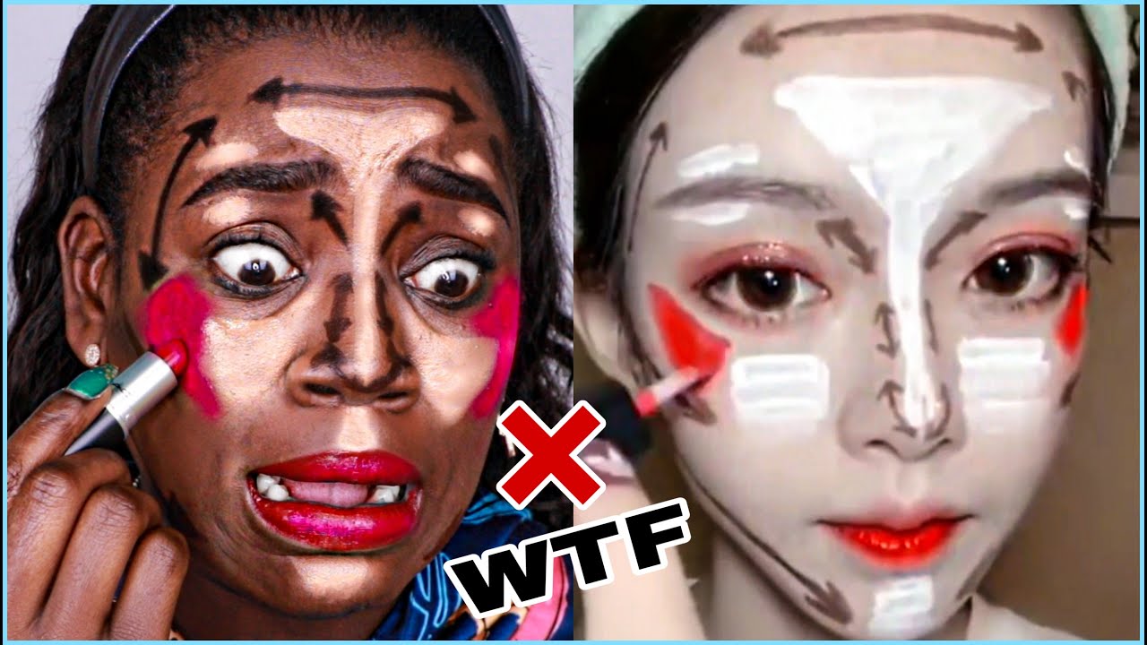 SIGUIENDO UN TUTORIAL COREANO EN PIEL NEGRA OSCURA ESTO PASO...