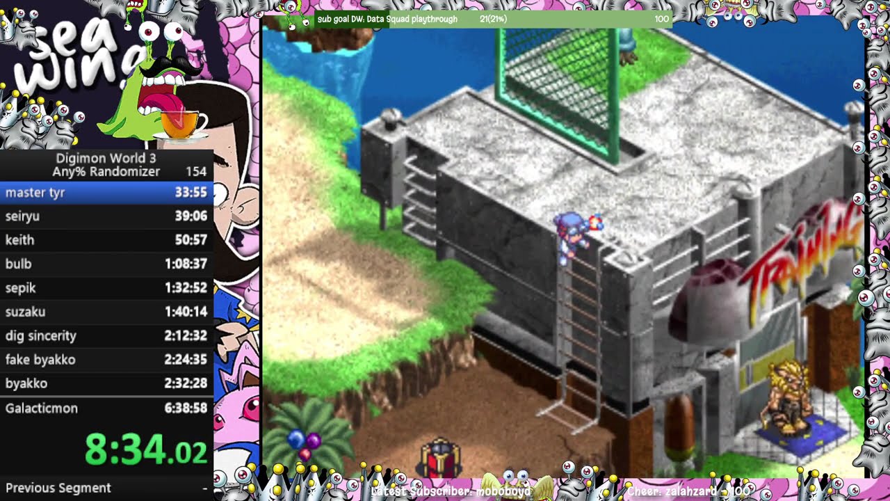 Digimon World 3 any% randomizer HUGE PB!! 6h 15min!