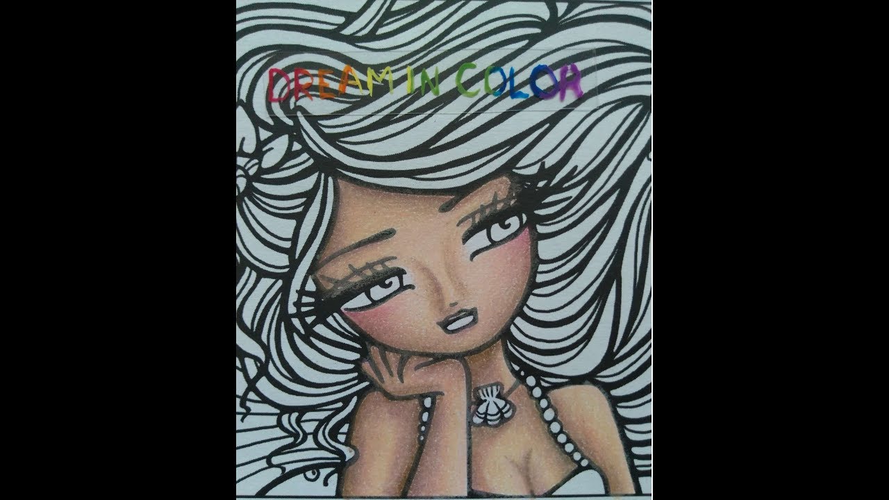 ADULT COLORING TUTORIAL - How I add Noses to Hannah Lynn images