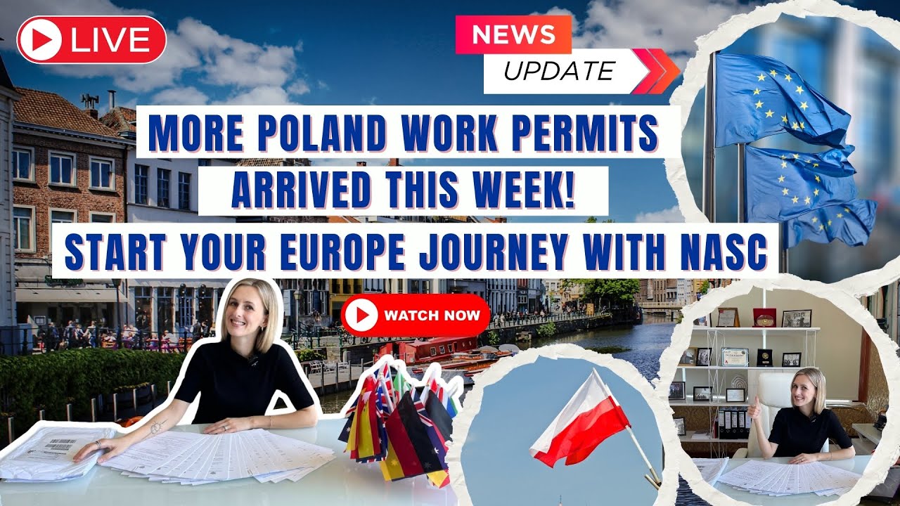 More Poland Work Permits Arrived This Week! Start Your Europe Journey With NASC! 🇵🇱🌍 #europejobs
