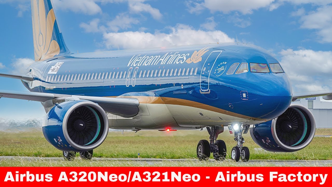 AIRBUS A320/321NEO Compilation, Airbus Toulouse Factory & Flight test (2024)