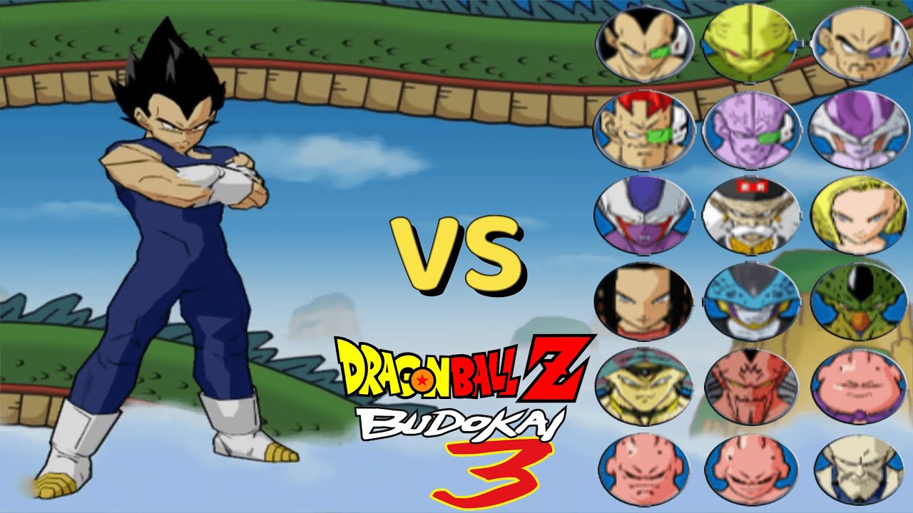 Vegeta vs All Villains || Dragon Ball Z Budokai 3 Gameplay ||
