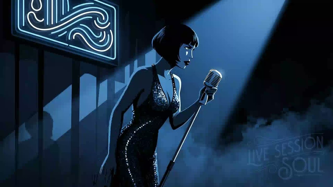 🔴 Midnight Jazz Club Live | Sultry Blues Vocals & Atmospheric Vibes