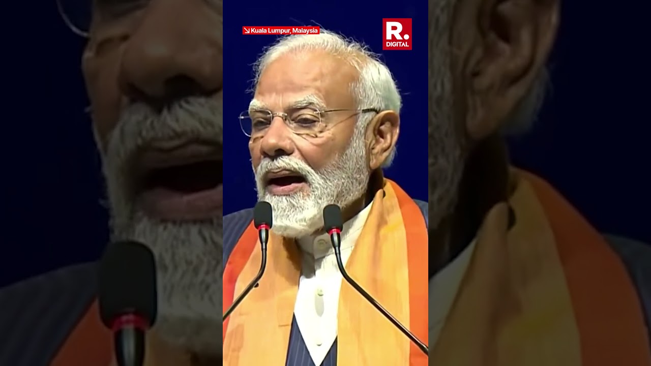 PM Modi Praises Tamil Nadu Ministers, Draws Huge Applause in Malaysia