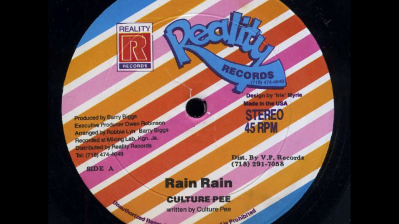 Culture Pee - Rain Rain + Dub - 12