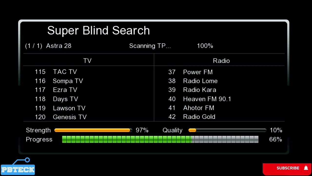 🔵 How To Install / Scan Sporty TV On Master Decoder | Free Sports Channel