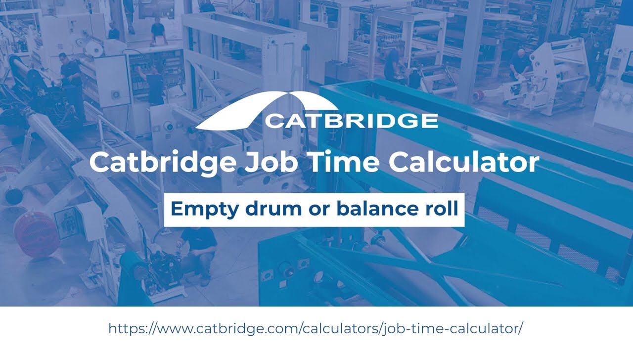Catbridge Job Time Calculator - Empty Drum or Balance Roll