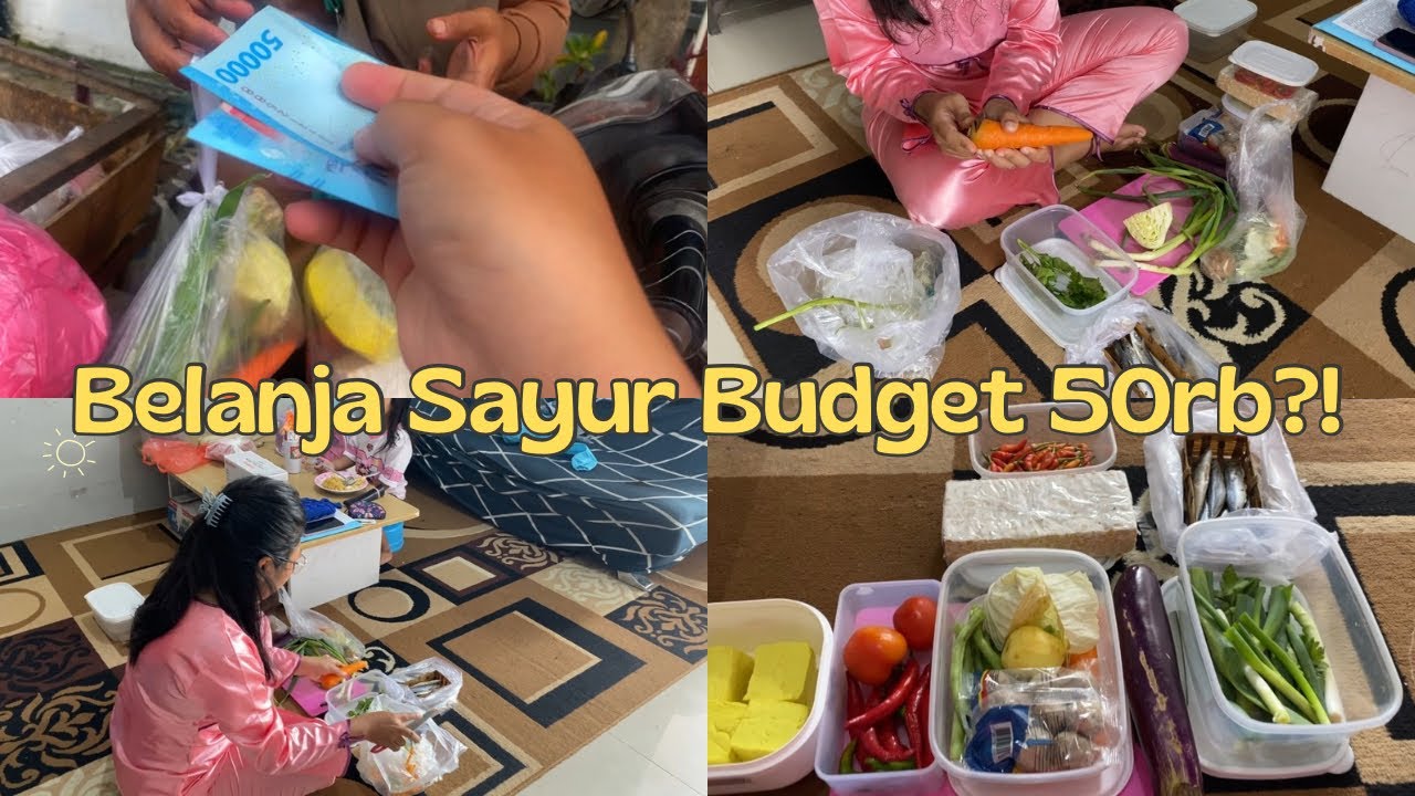 BELANJA SAYUR CUMA 50 RIBU, DAPET APA AJA SIH⁉️